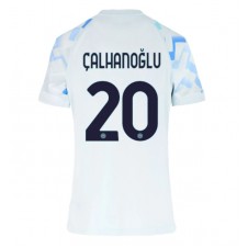Inter Milan Hakan Calhanoglu #20 Bortedrakt Kvinner 2025-26 Kortermet Inter Milan Hakan Calhanoglu #20 Bortedrakt Kvinner 2025-26 Kortermet